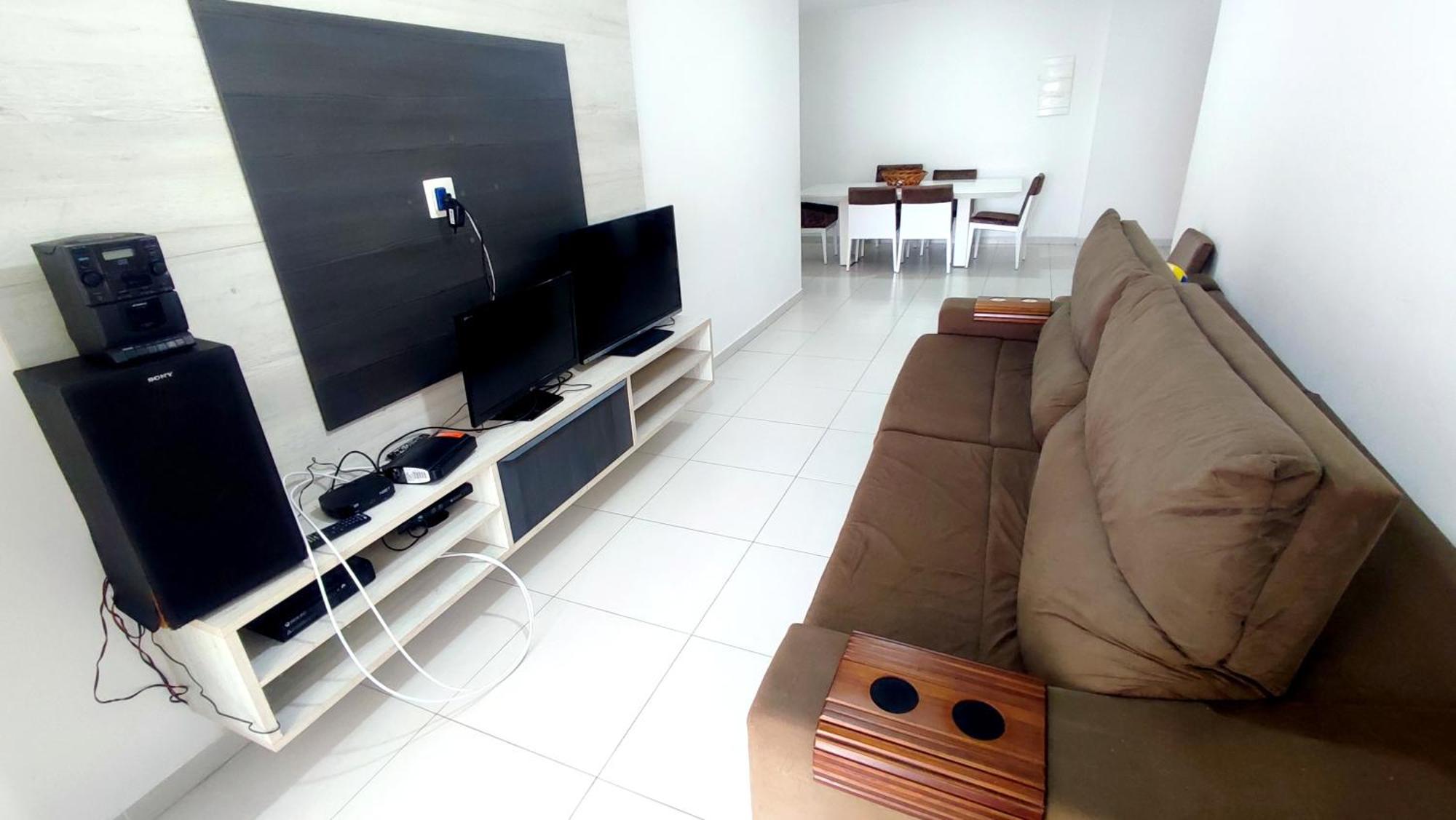 Apartamento Praia Grande Aviacao - 30 Mts Da Praia Buitenkant foto