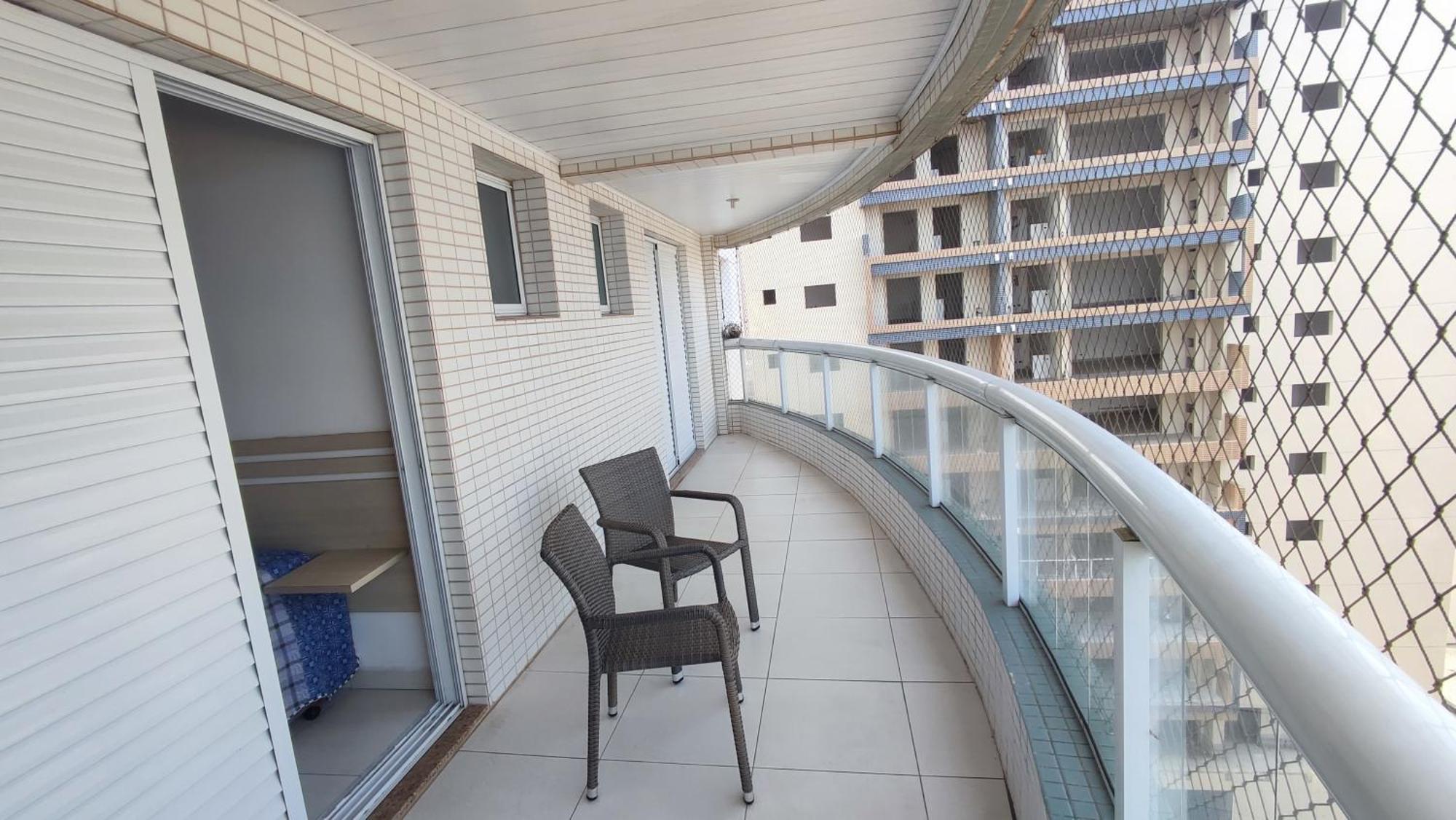 Apartamento Praia Grande Aviacao - 30 Mts Da Praia Buitenkant foto