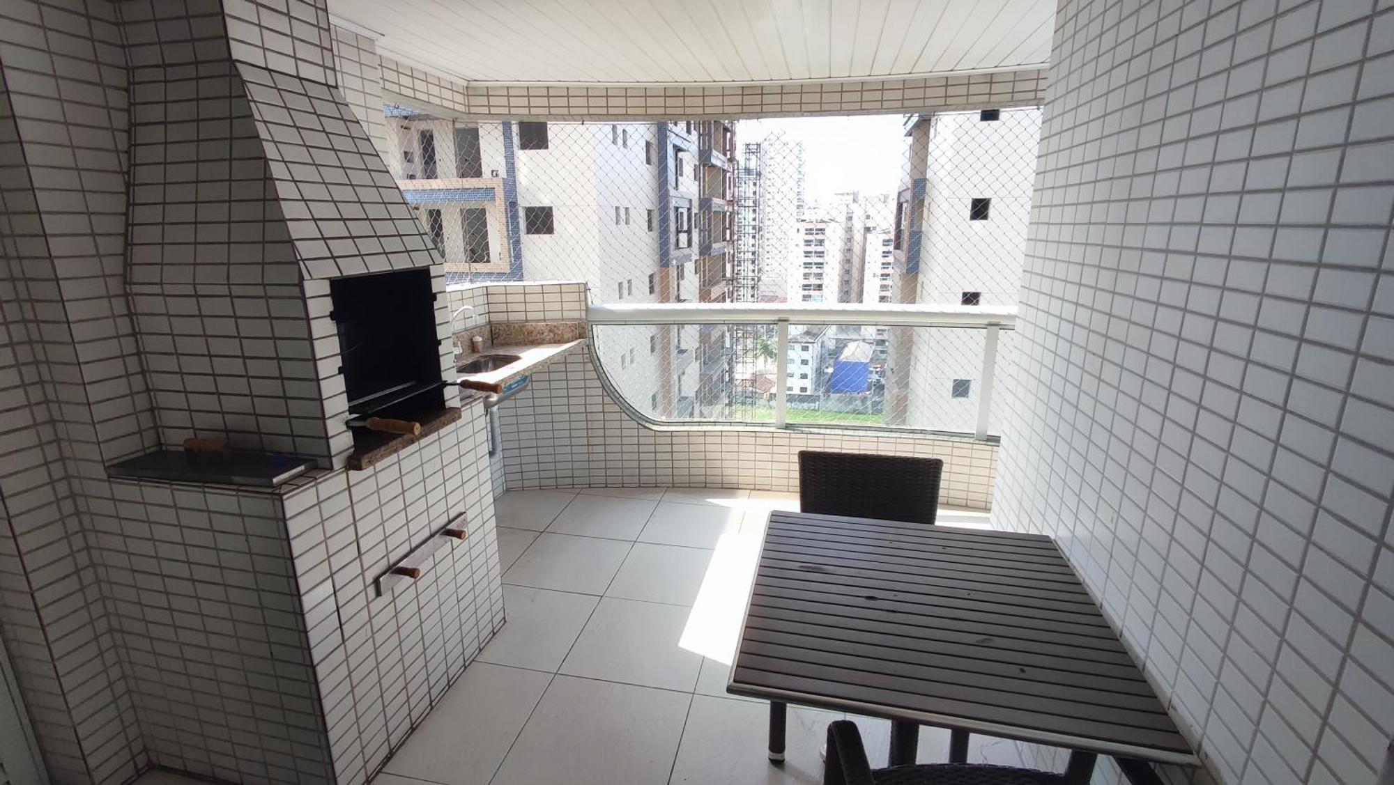 Apartamento Praia Grande Aviacao - 30 Mts Da Praia Buitenkant foto