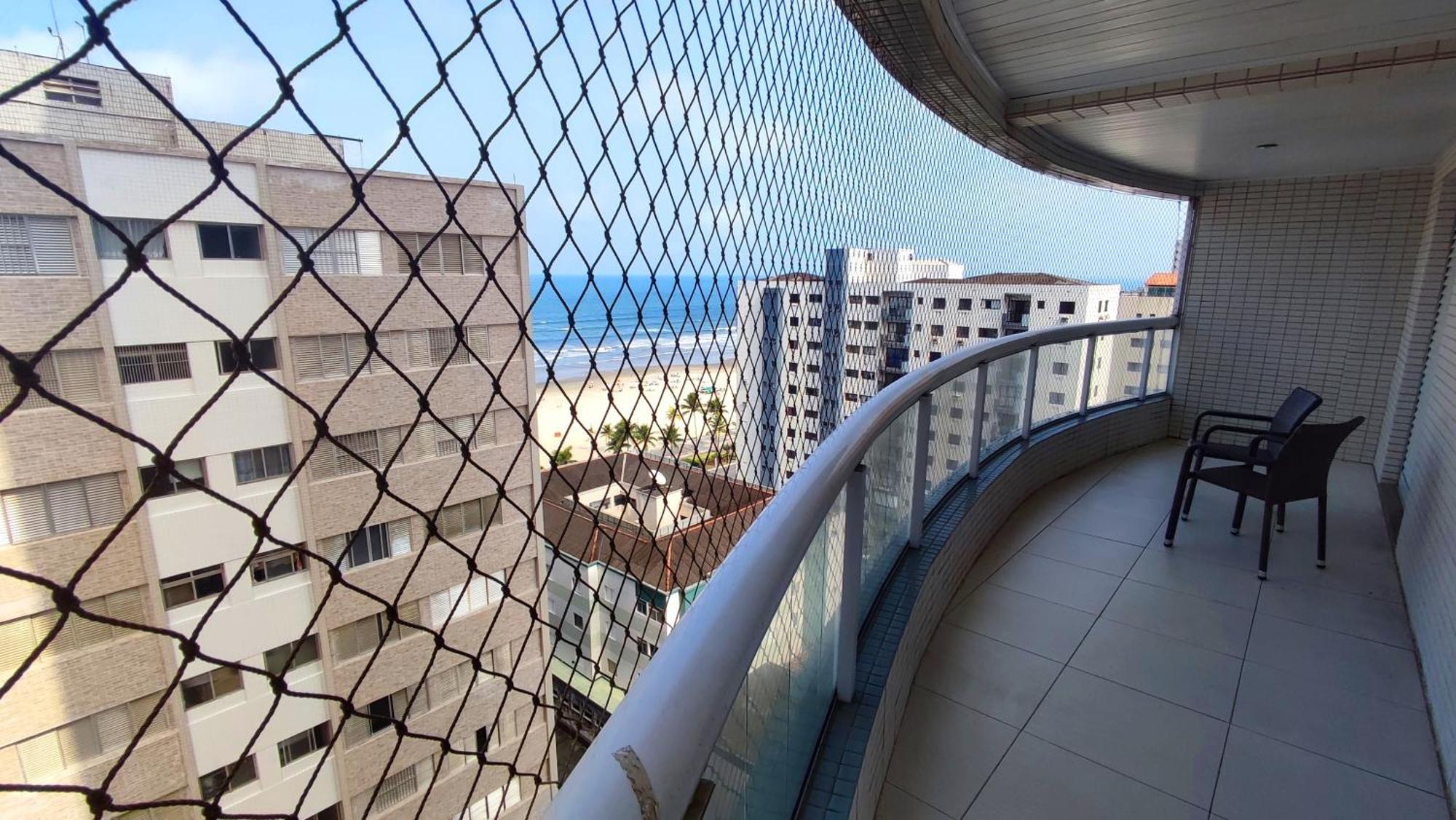 Apartamento Praia Grande Aviacao - 30 Mts Da Praia Buitenkant foto